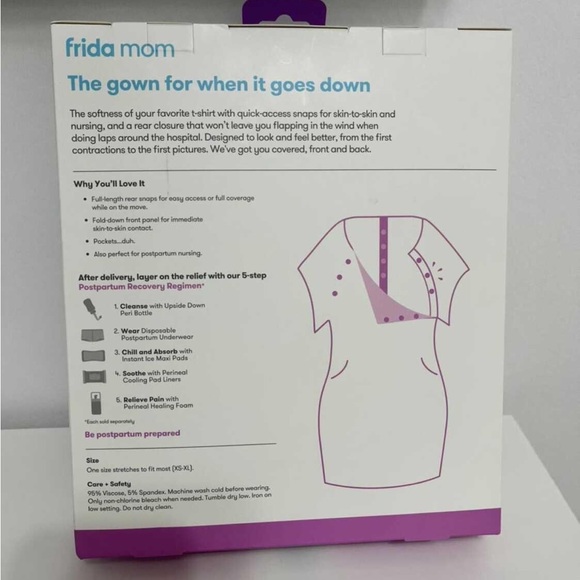 🆕 FridaMom Delivery & Nursing Gown - Picture 2 of 2